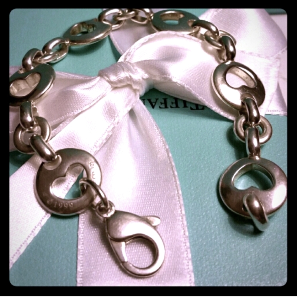 Tiffany & Co. Stencil Heart Bracelet